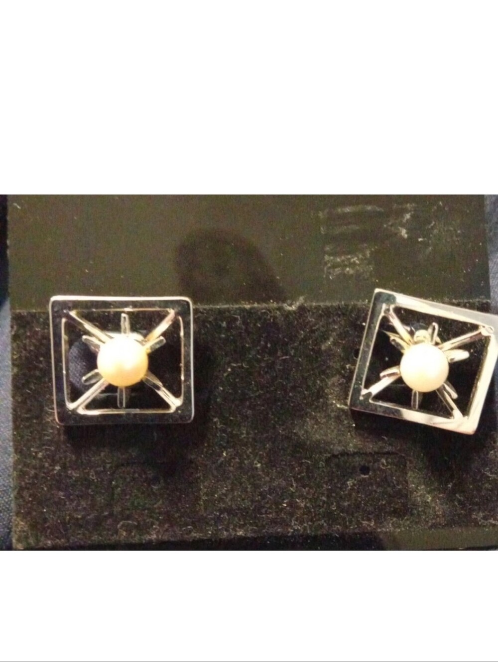 Silver Square Mens Cufflinks